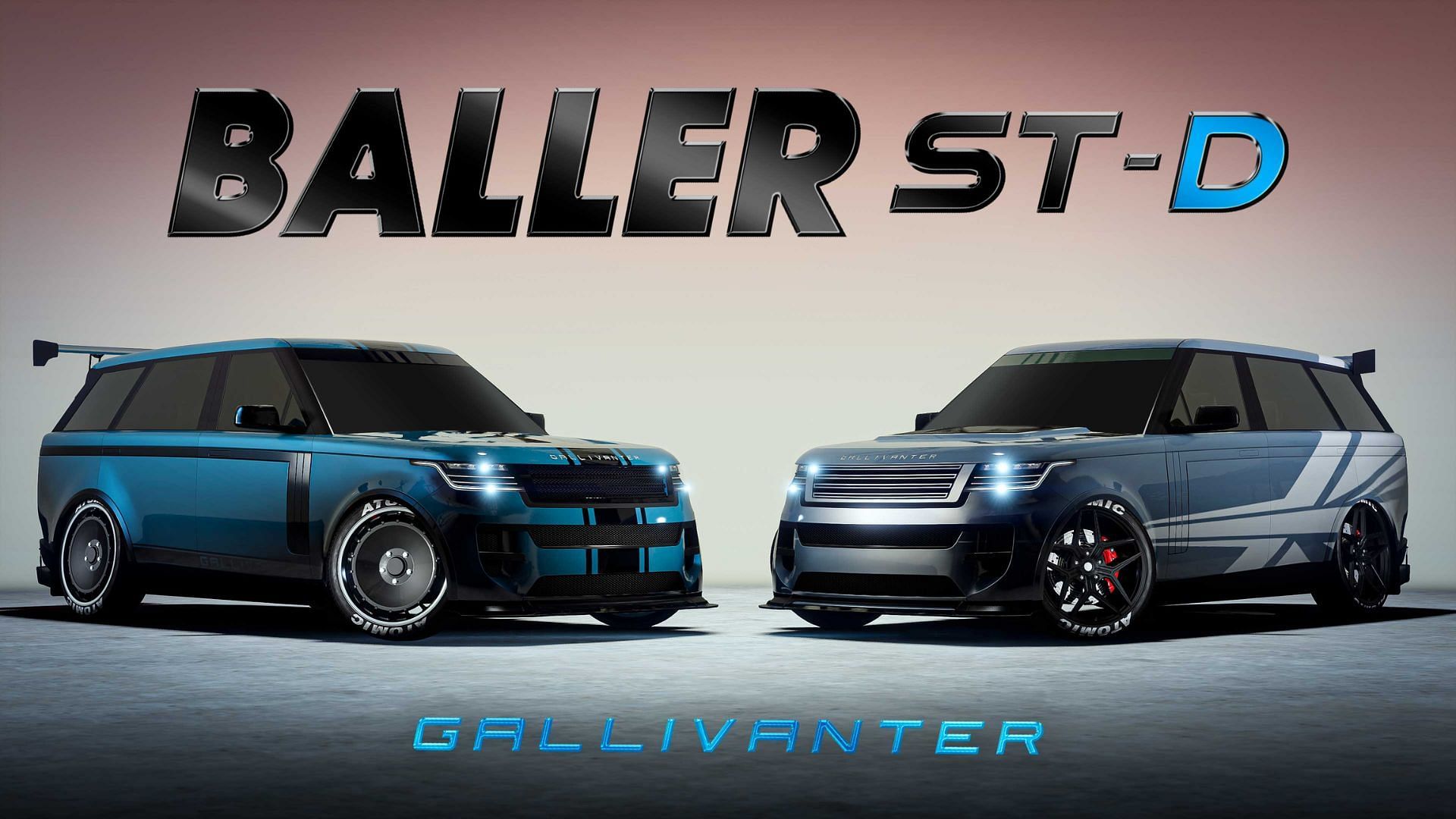 One of the GTA 5 Online Imani Tech cars: Baller ST-D (Image via Rockstar Games)